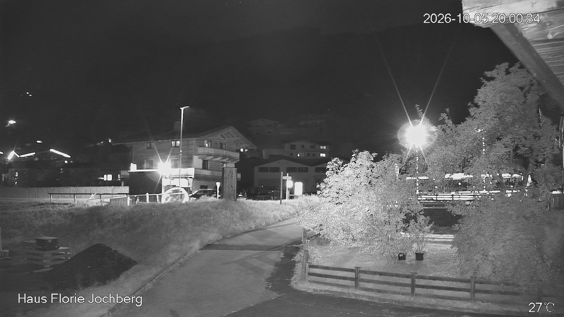 Webcambeeld vanaf Haus Florie op de Wagstätt